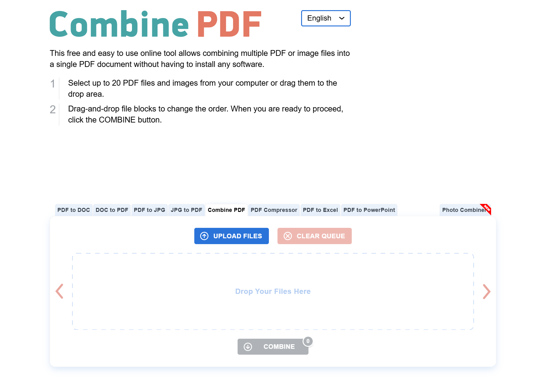Combine PDF